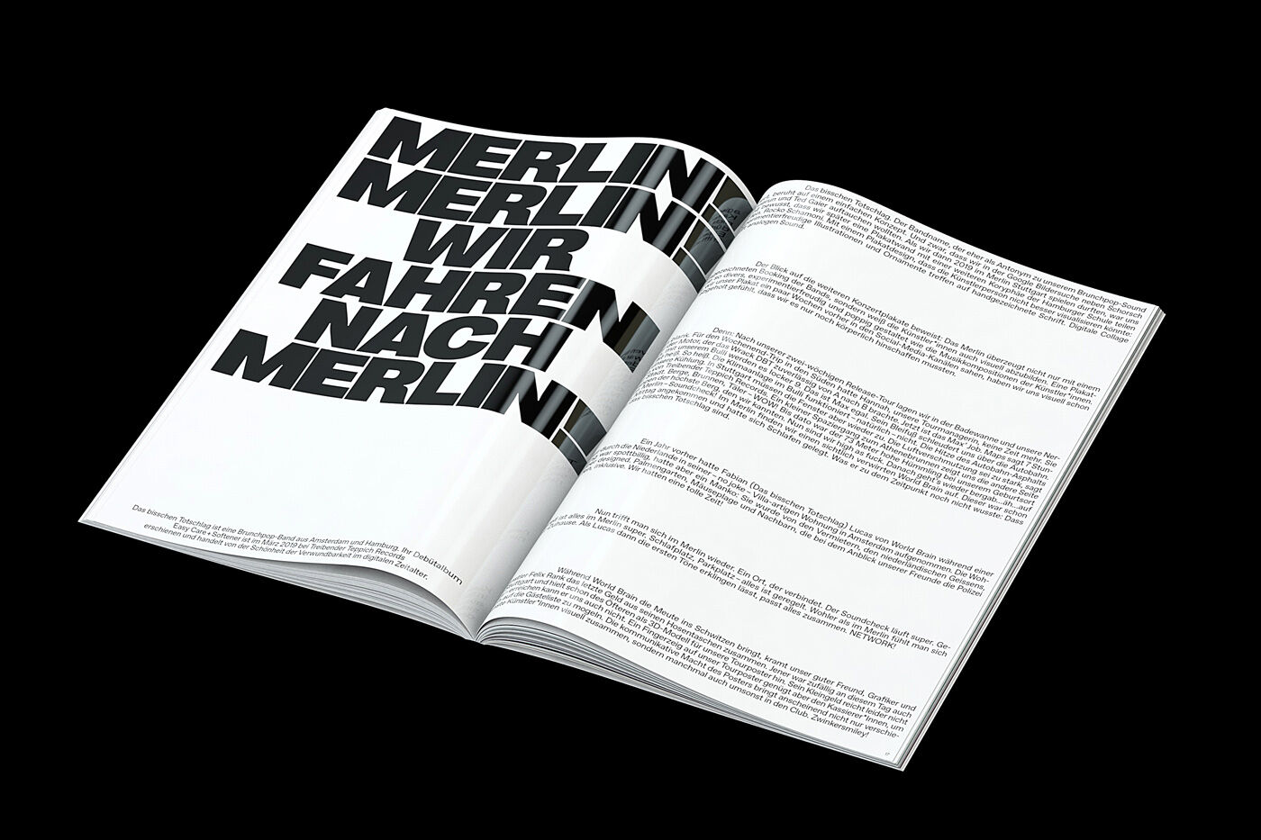 Tonight at Merlin by Mark Bohle and Raffael Kormann