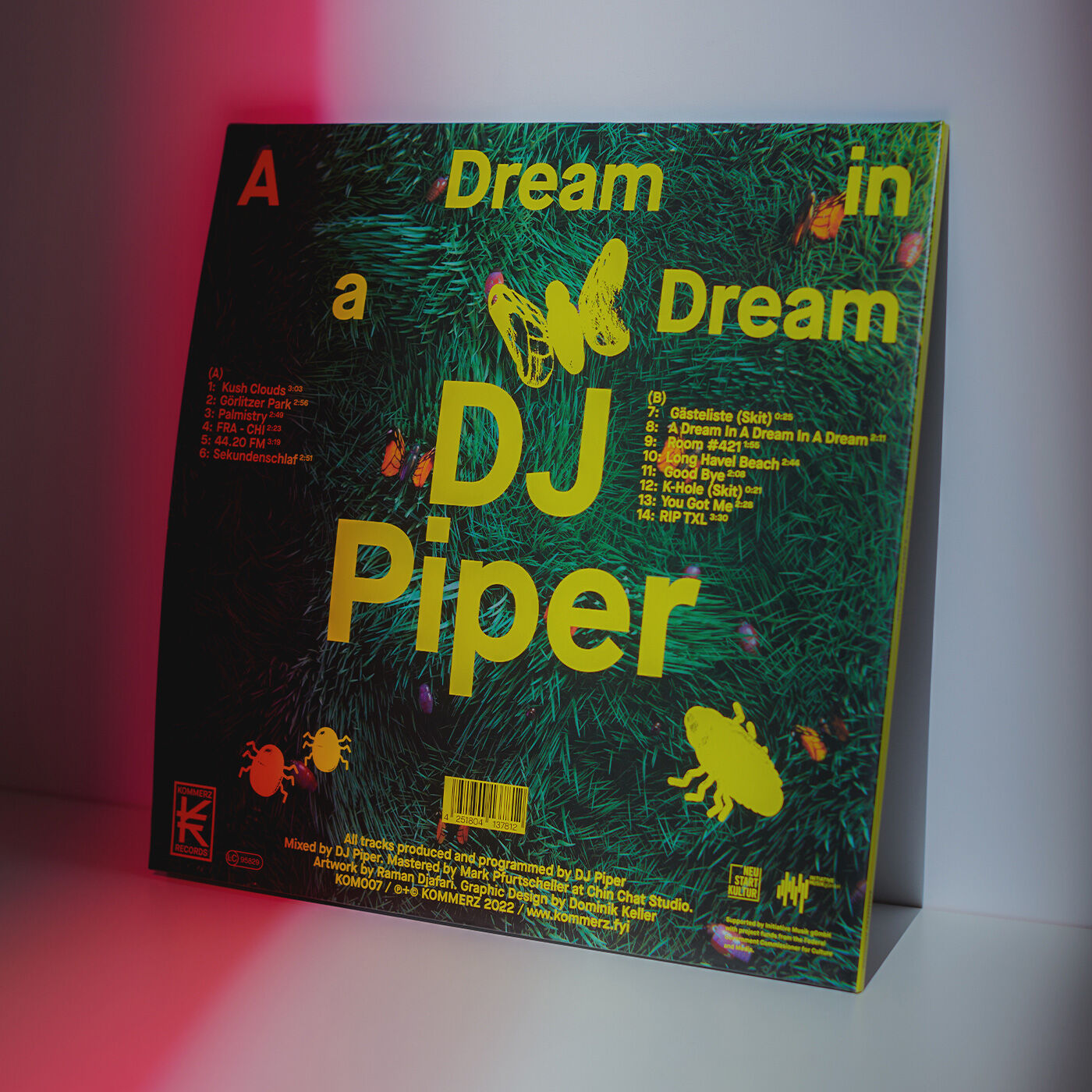 DJ Piper – A Dream In A Dream © Raman Djafari, Dominik Keller & Kommerz Records, 2022; Photography © Janosch Boerckel