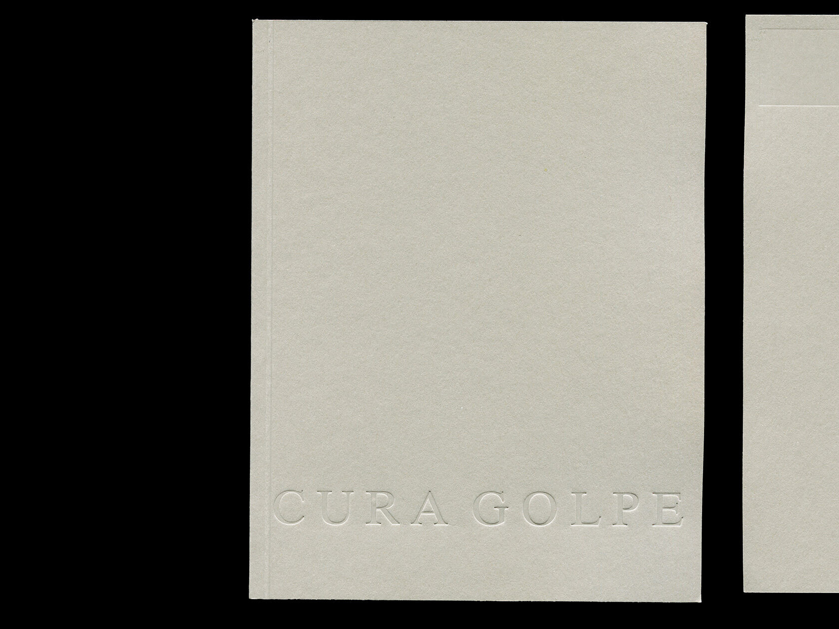 Designed by Max Schropp, the book “Cura Golpe” offers an in-depth look into the creative process of artist Edgar Unger
